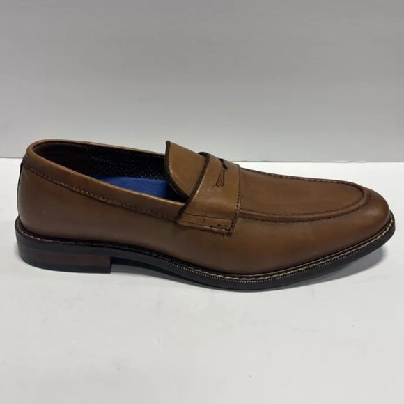 Vince Camuto Men’s Layton, Brown Penny Loafers, Size 8.5 M - Picture 1 of 6